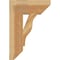 Ekena Millwork Funston Slat Rough Sawn Bracket, Western Red Cedar, 6"W x 18"D x 26"H BKT06X18X26FST06RWR - alternate 2